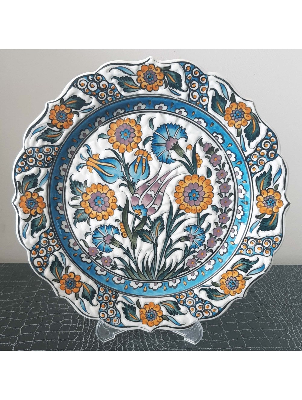 Ceramic Pottery Handmade Decorative Plate
